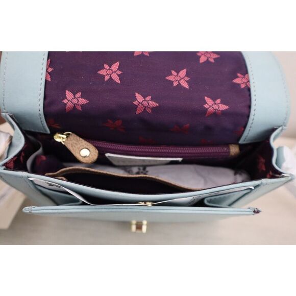 Anuschka 7431-AMA Amazon Sloth Jungle Animals Front Flap Crossbody Bag - Picture 6 of 12